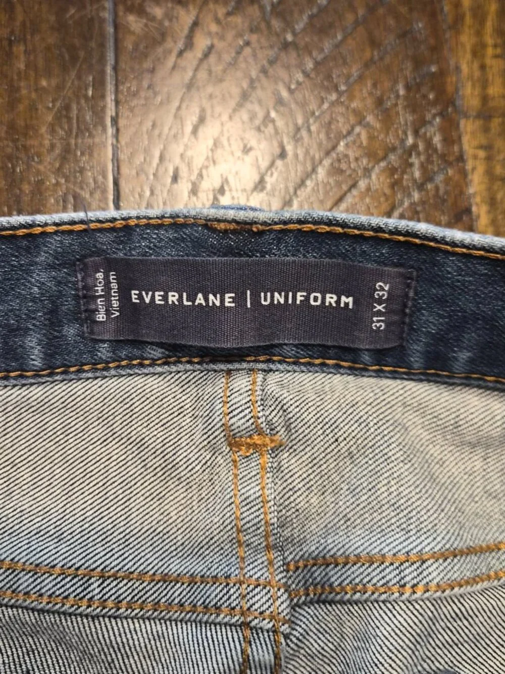 Everlane Uniform Mens Slim 4 Way Stretch Organic Jeans Size 31x32 G766